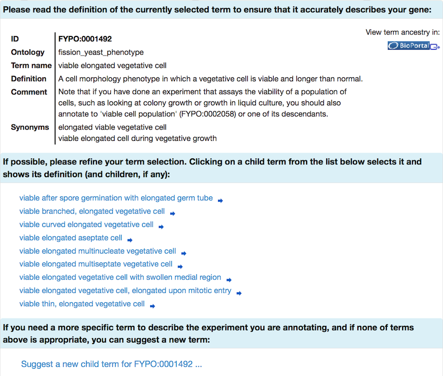 FYPO term details with definition